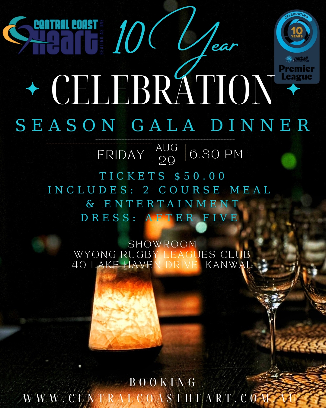 10 YEARS – SEASON GALA DINNER